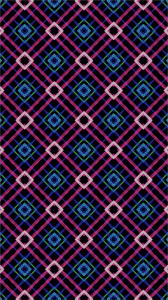 Ornate Geometric Pattern Abstract Colored Background — Stock Photo, Image