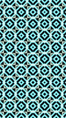 Süslü geometrik desen ve soyut renkli arka plan