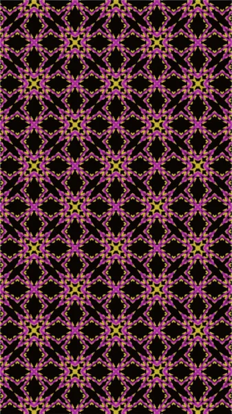 Украшенный Геометрический Узор Абстрактный Цветной Фон — стоковое фото