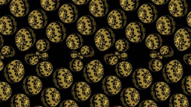 Süslü geometrik desen ve ustaca soyut çok renkli arka plan