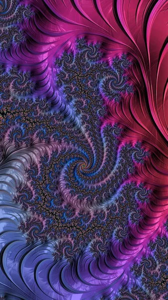 Artísticamente Representación Fractal Fantasía Ilustración Abstracta Patrón Diseño Colorido —  Fotos de Stock