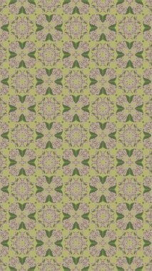 Süslü geometrik desen ve soyut renkli arka plan