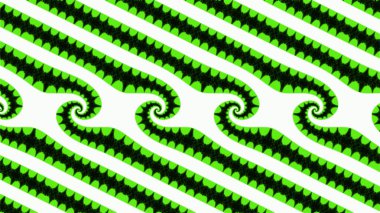 Süslü geometrik geniş desen ve sanatsal olarak soyut çok renkli arkaplan