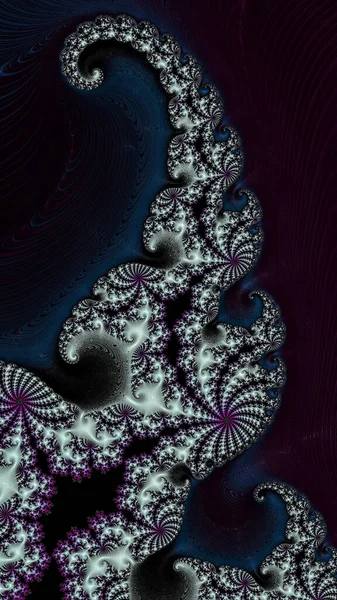 Fondo Fractal Abstracto Artístico Imaginativo Diseñado Digitalmente —  Fotos de Stock