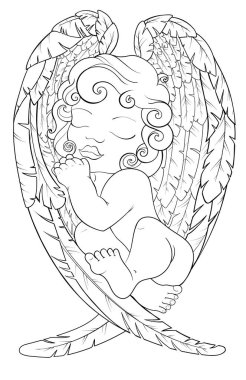 Download Baby Angel Sleeping Sleep Free Vector Eps Cdr Ai Svg Vector Illustration Graphic Art