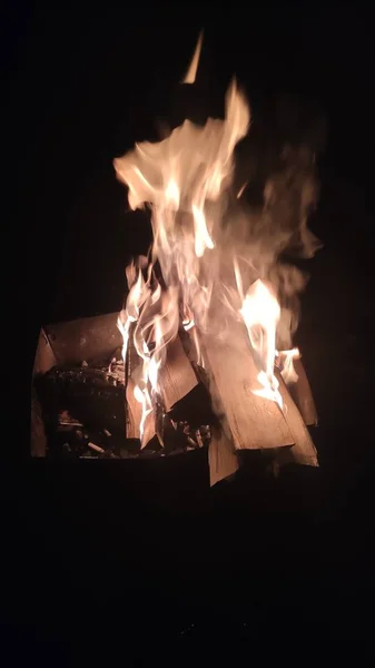 Ogień Kominku — Zdjęcie stockowe