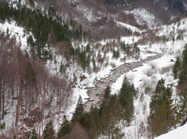 Ordesa Vadisi 'ndeki Arazas Nehri.