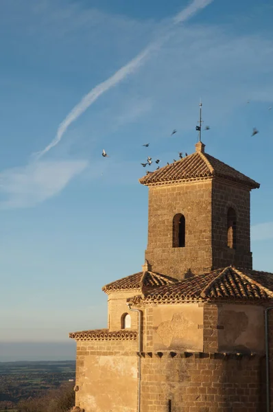 Igreja paroquial de Yaso nas montanhas de Guara. — Fotografia de Stock