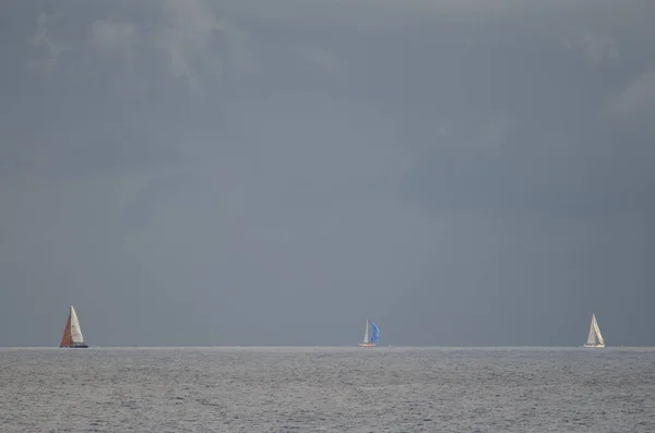 Corsa transatlantica dall'isola di Gran Canaria. — Foto Stock