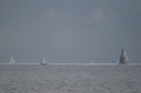 Wyścig transatlantycki z wyspy Gran Canaria. — Zdjęcie stockowe