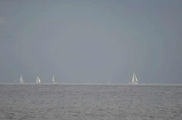 グラン・カナリア島から大西洋横断レース. — ストック写真