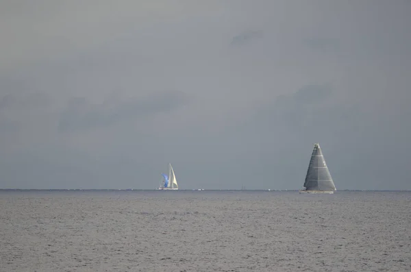 グラン・カナリア島から大西洋横断レース. — ストック写真