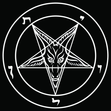 Baphomet mührü. Pentagram