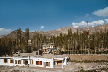 Leh Ladakh Region sonbahar manzara, Hindistan