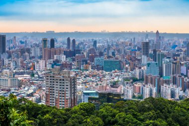 Taipei City Skyline Taipei financ yapı 101 ufuk