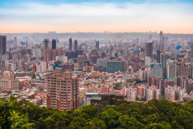 Taipei City Skyline Taipei financ yapı 101 ufuk