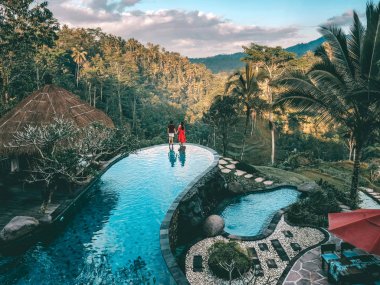 Tatil Hafta sonu tropikal Jungle villa re ile lüks rahatlatıcı