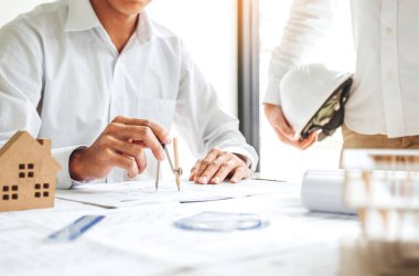 Mimar için grafik planlama ve toplantı çizim Takım Mühendisi