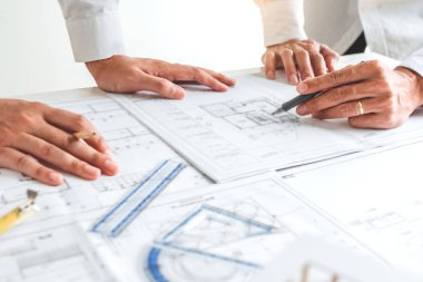 Mimar için grafik planlama ve toplantı çizim Takım Mühendisi