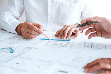Mimar için grafik planlama ve toplantı çizim Takım Mühendisi