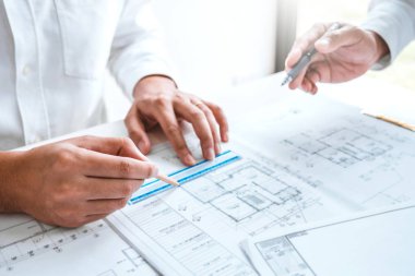 Mimar için grafik planlama ve toplantı çizim Takım Mühendisi
