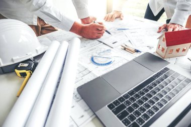 Mimar için grafik planlama ve toplantı çizim Takım Mühendisi