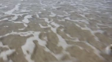 Kum Sahili 'nde Deniz Dalgaları.