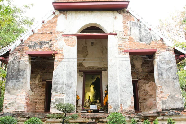 Wat Mae Nang Pleum Régi Templom Ayutthaya Thaiföld — Stock Fotó