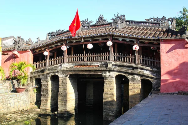 Puente Cubierto Japonés Hoi Ancient Town Vietnam —  Fotos de Stock