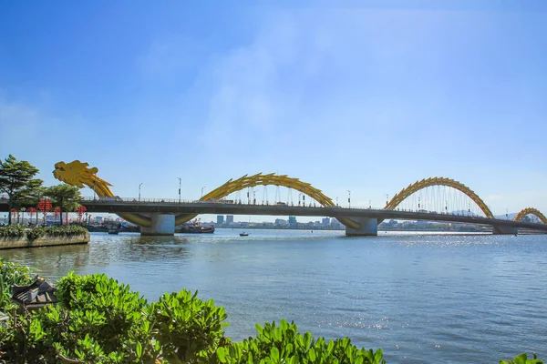 Drakbron Vid Han River Nang Vietnam — Stockfoto