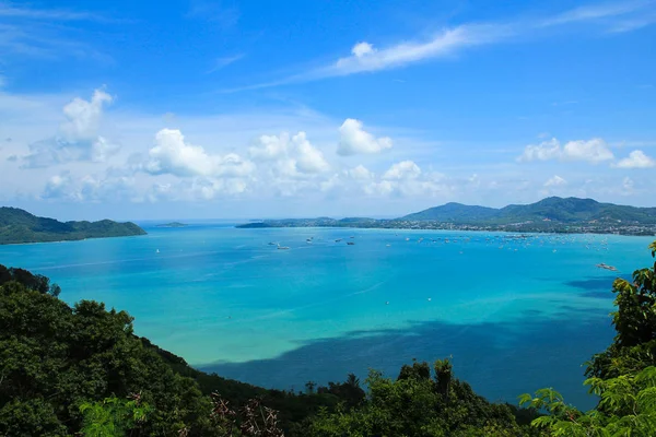 Phuket View Point to see ocean view of Phuket ,Thailand. — Stock Photo, Image