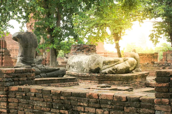 Wat Mahathat in Ayutthaya Historical Park,Thailand. — Stock Photo, Image