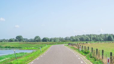 Bend Dyke Hollandalı polder manzara