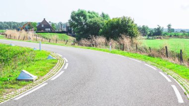 Bend Dyke Hollandalı polder manzara