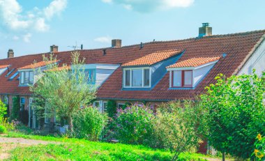 Polder eski Hollanda evleri