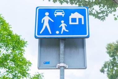 Hollanda yol işareti: yaşayan sokak