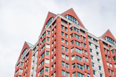 Rotterdam, Hollanda 'daki düz bina.