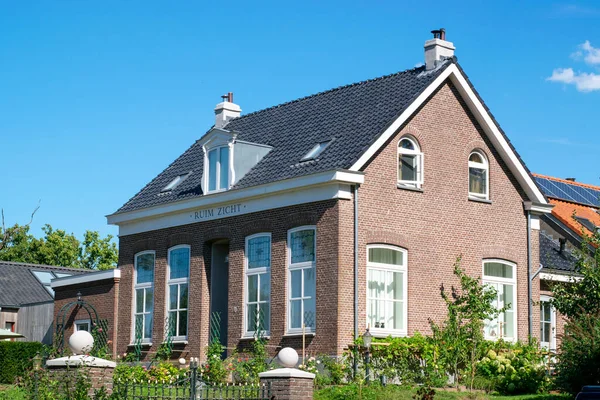 Een Oud Nederlands Huis Het Nederlandse Dorp Ooij Gelderland — Stockfoto