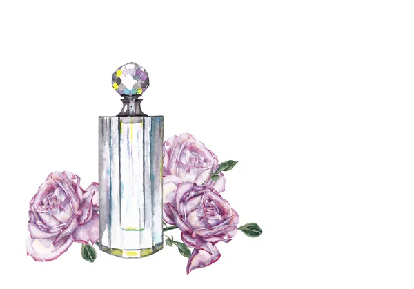 Parfum de rose vintage . — Photo