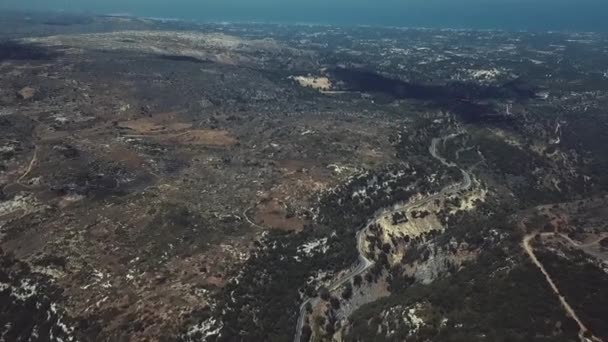 Ελλάδα Κρήτη Μονή Αρκαδία Από Drone Mavic Pro — Αρχείο Βίντεο