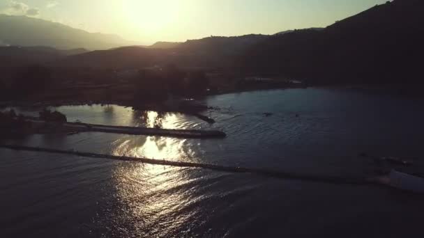 Greece Crete Argioupoli Drone Mavic Pro — Stock Video