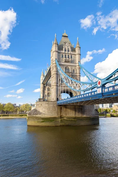 View Tower Bridge Bascule Suspension Bridge London — Stock Photo, Image