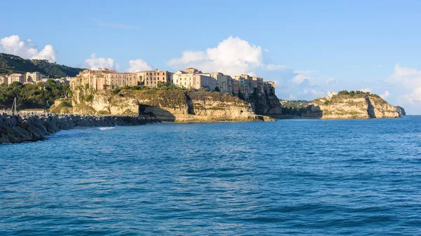 Tropea Part Város Látható Tenger Calabria Olaszország — Stock Fotó