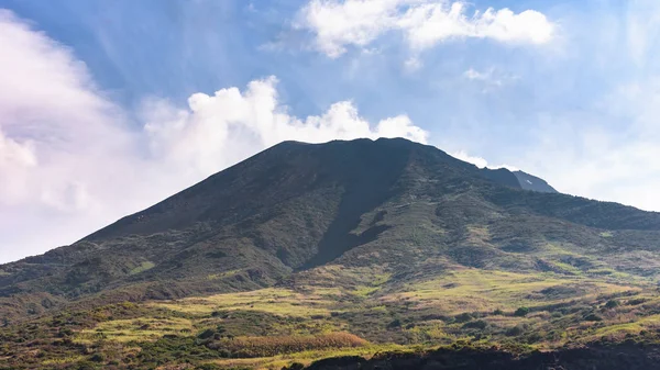 Inclinação Vulcão Stromboli Que Está Erupção Contínua Ilhas Eólias Itália — Fotografia de Stock