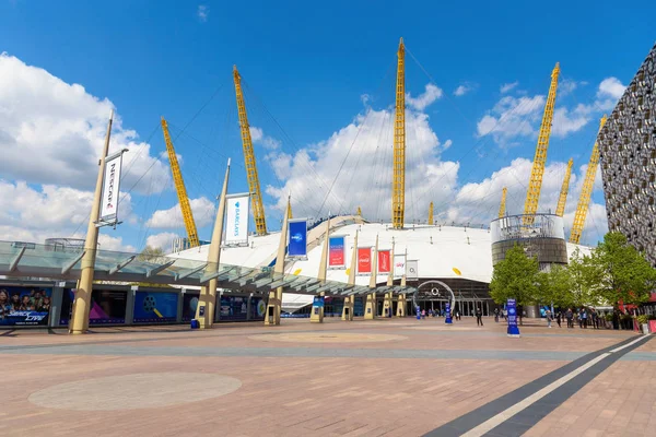 Widok na O2 Arena w Londynie — Zdjęcie stockowe