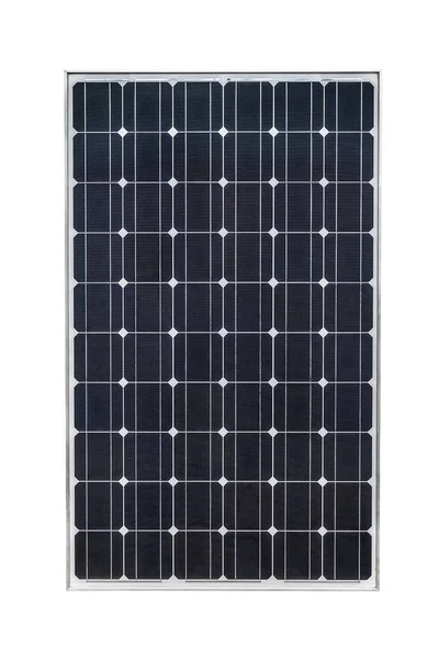 Solarmodul isoliert auf weißem Hintergrund — Stockfoto