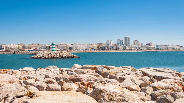 Uitzicht Haveningang Van Vilamoura Stad Algarve Portugal — Stockfoto