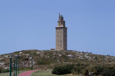 Herkül Kulesi (deniz feneri), La Coruna, Galiçya, İspanya, UNESCO