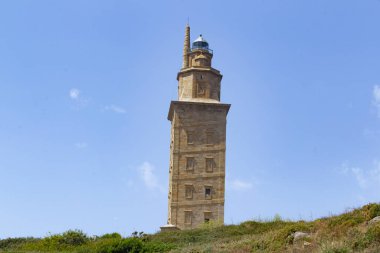 Herkül Kulesi (deniz feneri), La Coruna, Galiçya, İspanya, UNESCO