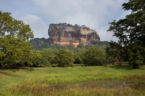 Lion Rock Sri Lanka Destino Turístico Emblemático — Foto de Stock
